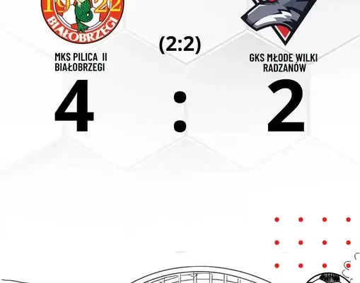 MKS Pilica II Białobrzegi pokonuje GKS Młode Wilki Radzanów 4:2