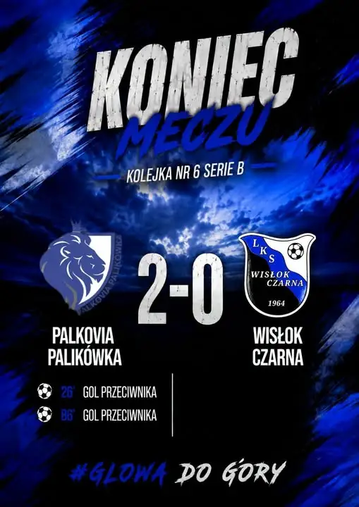 Wisłok Czarna przegrywa w Palikówce 0:2. Kontrowersje sędziowskie i niewykorzystany karny