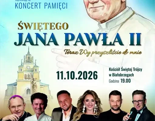 Koncert Pamięci Świętego Jana Pawła II w Białobrzegach – 11 października
