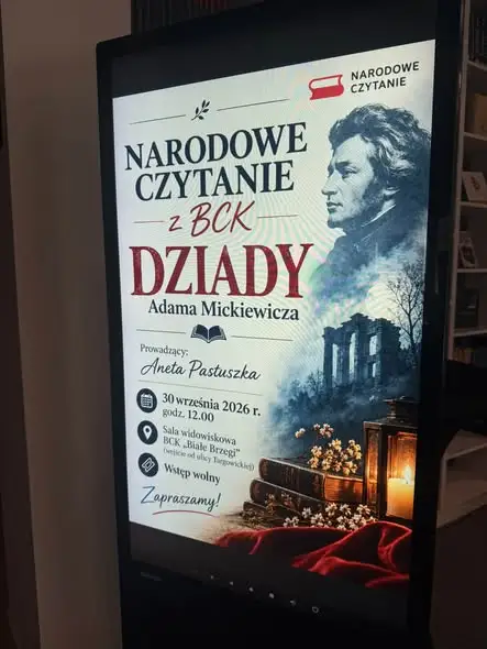 Narodowe Czytanie „Dziadów” w Białobrzegach – znamy lekturę na 2027 rok