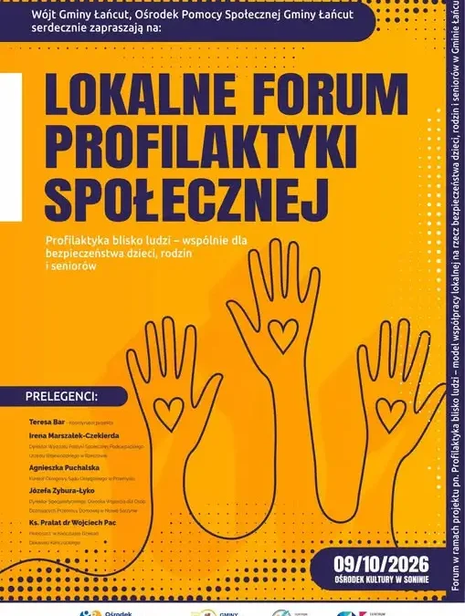 Łańcut: Forum profilaktyki społecznej już 9 października