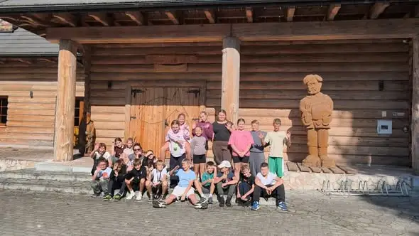 Klasa 5b świętowała Dzień Chłopaka na świeżym powietrzu