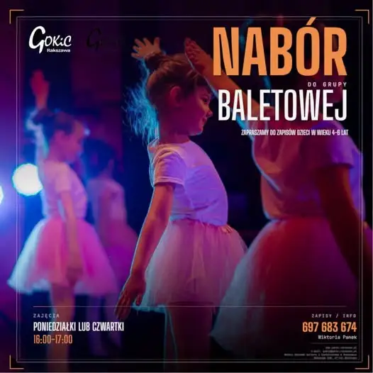 Nabór do nowej grupy baletowej dla dzieci w Rakszawie