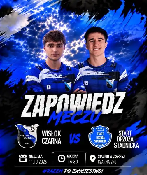 Wisłok Czarna kontra Start Brzóza Stadnicka – hit 8. kolejki Serie B