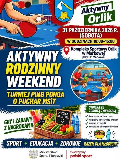 Turniej ping-ponga o Puchar MSiT w Markowej – rodzinny weekend pełen sportu