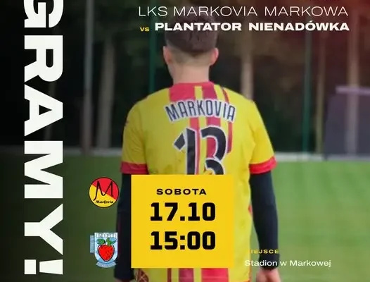Markovia Markowa podejmie Plantator Nienadówka w 10. kolejce A Klasy