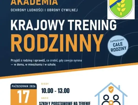 Krajowy Trening Rodzinny w Gminie Białobrzegi – jak reagować na alarm?