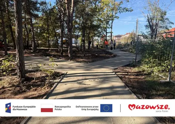 Nowy park naturalistyczny w Białobrzegach – postęp prac i retencja wody