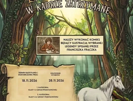 Powiatowy Konkurs Plastyczny „Legendy Słońcesława w kadrze zatrzymane” – zaproszenie dla młodych artystów