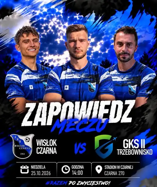 Wisłok Czarna kontra GKS Trzebownisko II – hit 10. kolejki Serie B