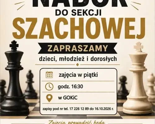Szachy wracają do Rakszawy – pierwsze powakacyjne zajęcia już dziś