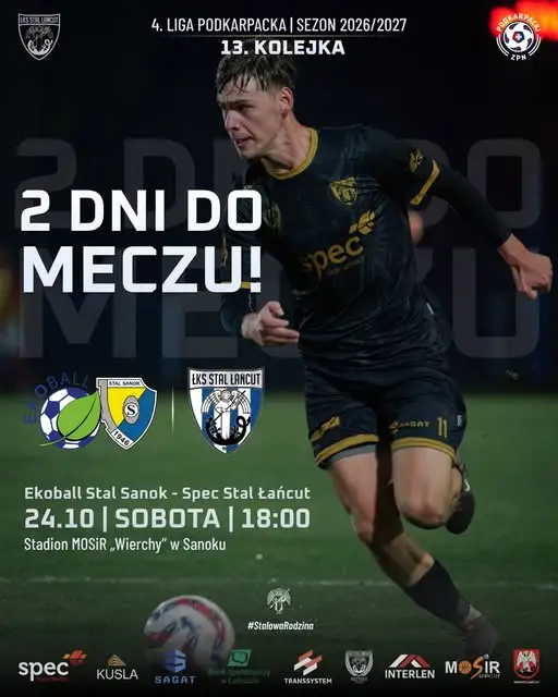 Stal Łańcut zagra w Sanoku o punkty z miejscową Stalą